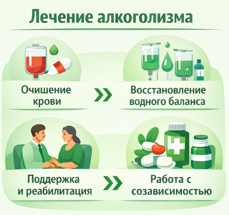 лечение алкоголизма в Печоре этапы